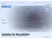 Schalter für Warnblinker NISSAN Serena (C23) 06012
