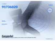 Gaspedal MERCEDES-BENZ A-Klasse (W169) 91736020