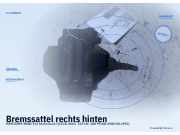 Bremssattel rechts hinten MERCEDES-BENZ 124 Stufenheck (W124)
