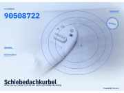 Schiebedachkurbel OPEL Corsa C (X01) 90508722