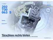 Türschloss rechts hinten MERCEDES-BENZ E-Klasse Kombi (S210) 2027300635