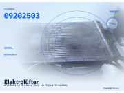 Elektrolüfter OPEL Zafira A (T98) 90572751 09202503