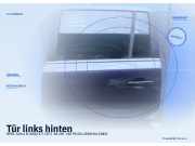 Tür links hinten OPEL Zafira B (A05)