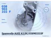 Spannrolle AUDI A3 (8L) 038903315F