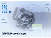 (43099 Drosselklappe VW New Beetle (9C) 06A133062D) 06A133062D