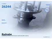 Radnabe HYUNDAI i30 (FD) 26244 MAPCO 26244