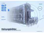 Heizungskühler VW Polo II (86C) 867819121 867819031B