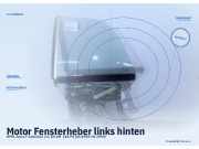 Motor Fensterheber links hinten OPEL Astra F Cabriolet