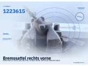 Bremssattel rechts vorne FORD Focus II Turnier (DA, DS, FFS) 1682875 1223615