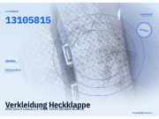 Verkleidung Heckklappe OPEL Astra H Caravan 13105815