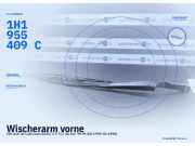 Wischerarm vorne VW Golf III Cabriolet (1EX0) 1H1955409C