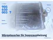 Wärmetauscher für Innenraumheizung MERCEDES-BENZ 124 Stufenheck (W124) 90 9056500037
