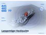 Lampenträger Heckleuchte MERCEDES-BENZ Vaneo (414) A4148200077