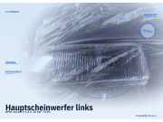 Hauptscheinwerfer links OPEL Vectra A
