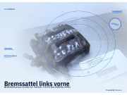 Bremssattel links vorne NISSAN Maxima 3 (J30)