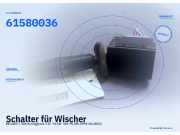 Schalter für Wischer PEUGEOT 306 Schrägheck 96171693ZL 61580036