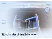 Türscharnier hinten links unten OPEL Vivaro A Kasten (X83)