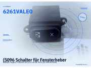 (5096 Schalter für Fensterheber RENAULT Megane I Cabriolet (EA) 6261 6261 VALEO