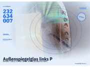 Außenspiegelglas links PEUGEOT 206 CC 232634007