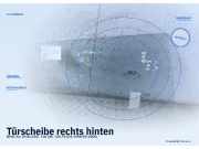 Türscheibe rechts hinten BMW 3er (E46)