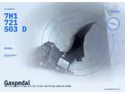 Gaspedal VW Transporter T5 Bus 7H1721503D