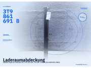 Laderaumabdeckung SKODA Superb II Kombi (3T) 3T9861691B