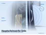 Hauptscheinwerfer links MAZDA 626 II (GC)