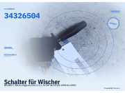 Schalter für Wischer PEUGEOT 206 Schrägheck (2A/C) 96171693ZL 34326504
