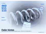 Feder hinten AUDI A6 Avant (4A, C8) 4K0511115