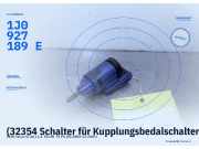(32354 Schalter für Kupplungsbedalschalter SEAT Ibiza III (6L) 1J0927189E) 1J0927189E