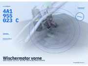 Wischermotor vorne AUDI A6 (4A, C4) 4A1955023C