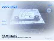 CD-Wechsler OPEL Astra J (P10) 22773672