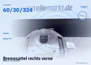 Bremssattel rechts vorne BMW 5er Touring (E61) 60/30/324
