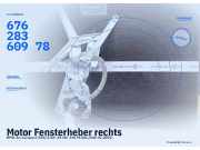 Motor Fensterheber rechts BMW 3er Compact (E46) 67628360978