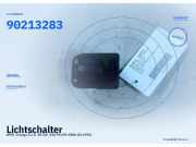 Lichtschalter OPEL Omega A 90213283
