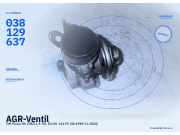 AGR-Ventil VW Passat B5 (3B2) 038129637