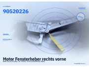 Motor Fensterheber rechts vorne OPEL Vectra B (J96) 90520226