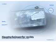 Hauptscheinwerfer rechts AUDI 80 (81, 85, B2)