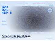 Schalter für Warnblinker RENAULT Twingo II (CN0) 8200214896