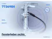 Fensterheber rechts FIAT Punto (176) 7736984