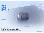 Luftmassenmesser PEUGEOT 407 9645948780