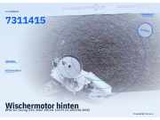 Wischermotor hinten BMW 3er Touring (F31) 7311415
