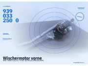 Wischermotor vorne SEAT Toledo I (1L) 9390332500