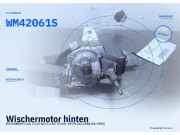 Wischermotor hinten MITSUBISHI Colt III (C 50) WM42061S