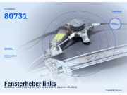 Fensterheber links NISSAN X-Trail I (T30) 80731