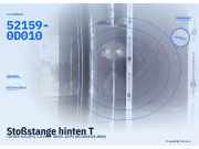 Stoßstange hinten TOYOTA Yaris (P1) 52159-0D010