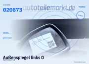 Außenspiegel links Opel Corsa D 020873