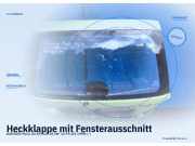 Heckklappe mit Fensterausschnitt DAEWOO Matiz (KLYA)