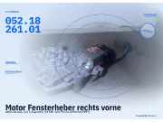 Motor Fensterheber rechts vorne AUDI A6 (4A, C4) 052.18261.01