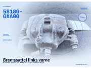 Bremssattel links vorne HYUNDAI i10 (PA) 58180-0XA00